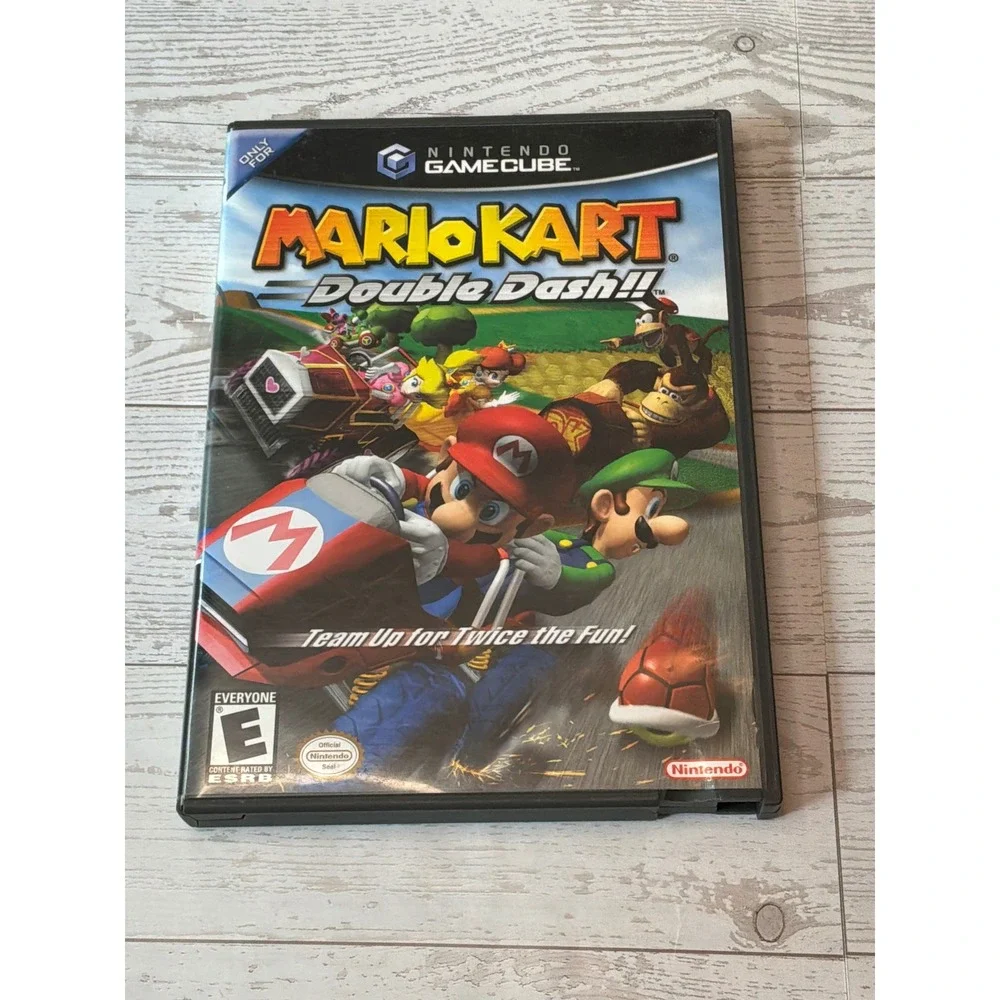 Nintendo Mario Kart Double Dash GameCube NTSC-U Black Multi-Color Retro Y2K Game